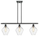 Innovations 516-3I-BK-G654-8-LED 3-Light Island Light, Matte Black