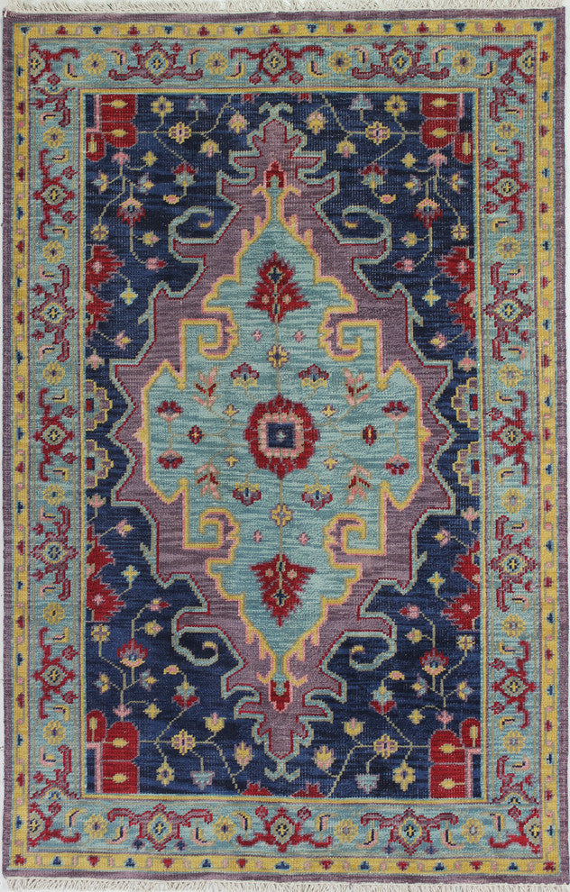 Bashian Ephesus Lilac Area Rug, 8.6''x11.6''
