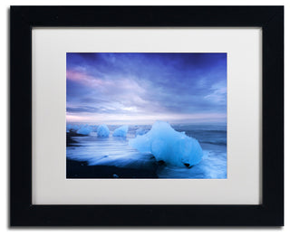 Philippe Sainte-Laudy 'Blue Collection' Matted Framed Art