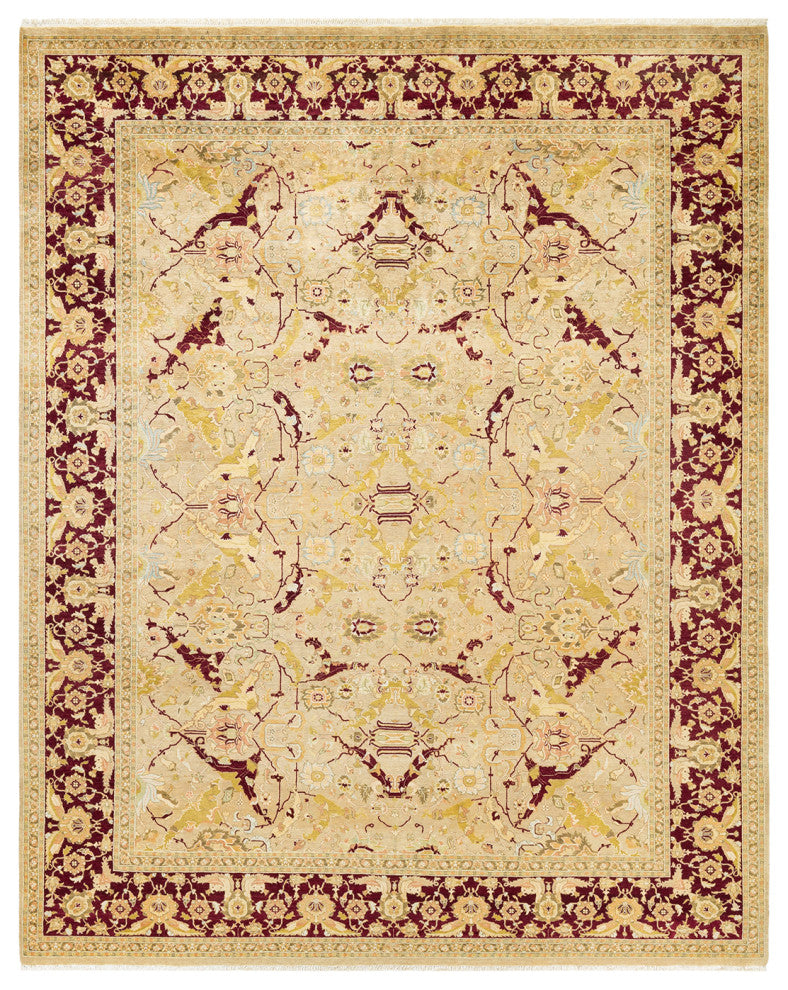 Isabel, One-of-a-Kind Hand-Knotted Area Rug Yellow, 8'2"x10'1"