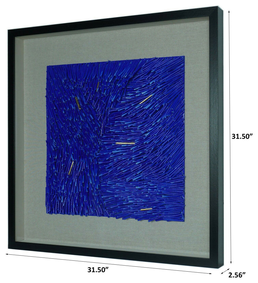 Blue Dragon Willow Shadow Box Wall DÃ©cor