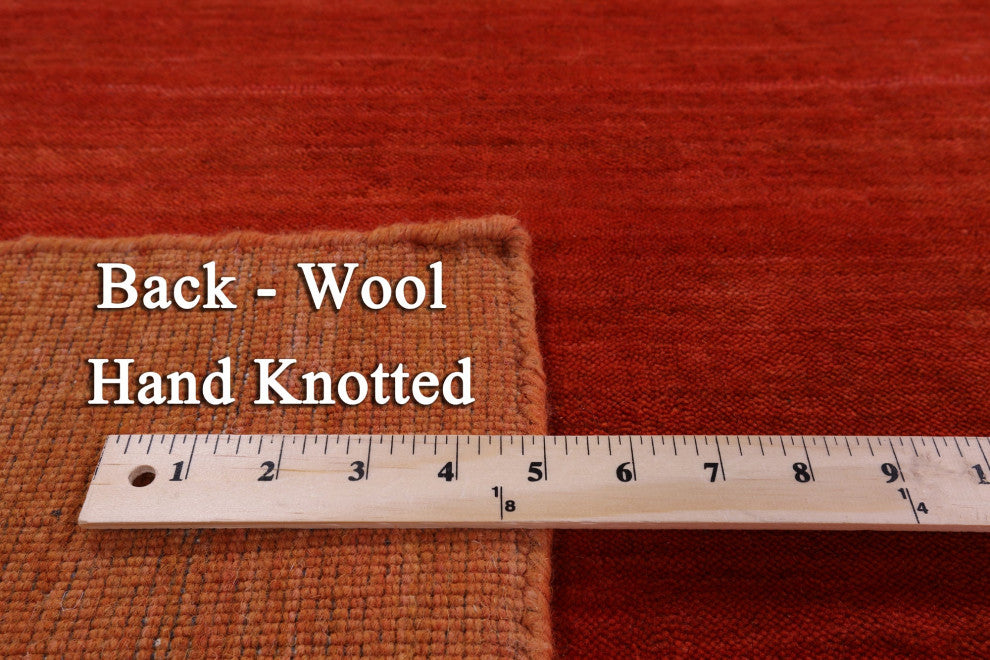 8' 0" X 10' 0" Persian Gabbeh Handmade Wool Rug - Q15104