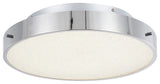 Bethel International FT103FM16CH 1-Light LED Flush Mount, Chrome