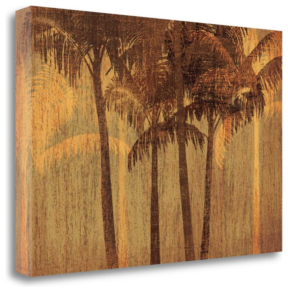 "Sunset Palms III" By Amori, Giclee Print on Gallery Wrap Canvas, Ready to Hang