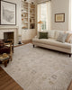 Chris Loves Julia x Loloi Louisa Oatmeal / Stone 2'-7" x 8'-0" Runner Rug