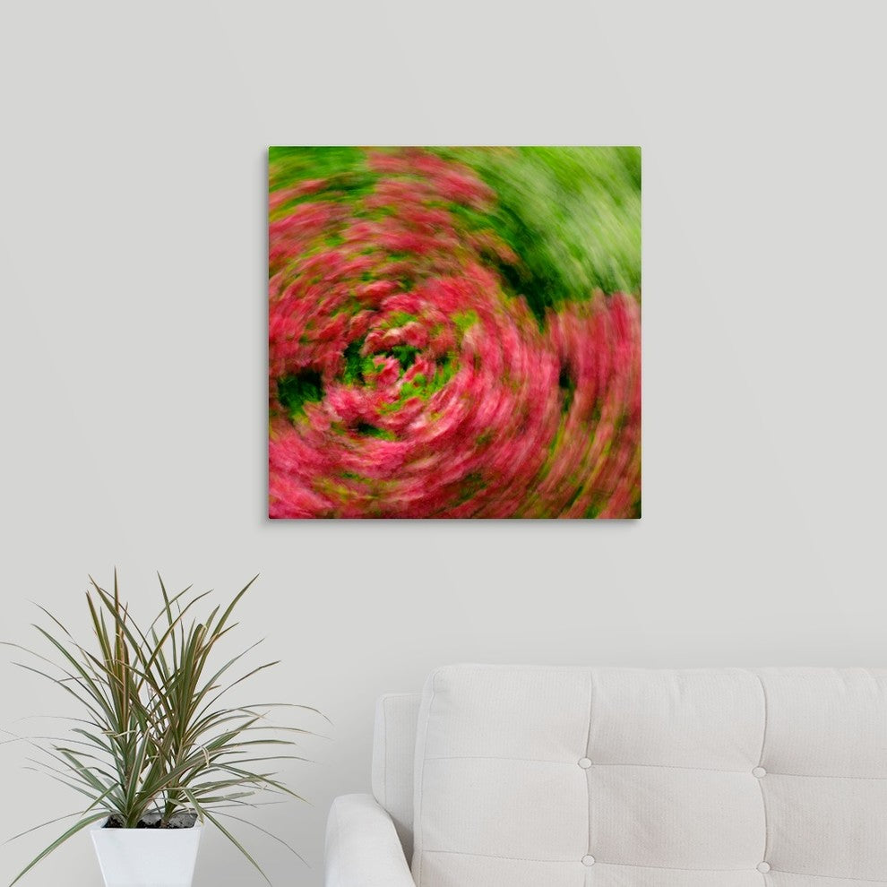 "Floral Swirl" Wrapped Canvas Art Print, 20"x20"x1.5"