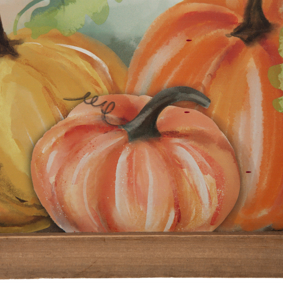 24"H Fall Wooden Porch Sign/Standing Decor