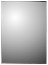 Euroline Medicine Cabinet, 16"x22", Annealed Stainless Frame, Partially Recessed