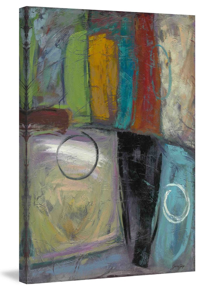 "Cool Jazz One" Painting Print on Wrapped Canvas by Julie Joy