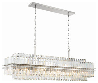 Crystorama Lighting Group HAY-1417 Hayes 16 Light 50"W Crystal - Polished