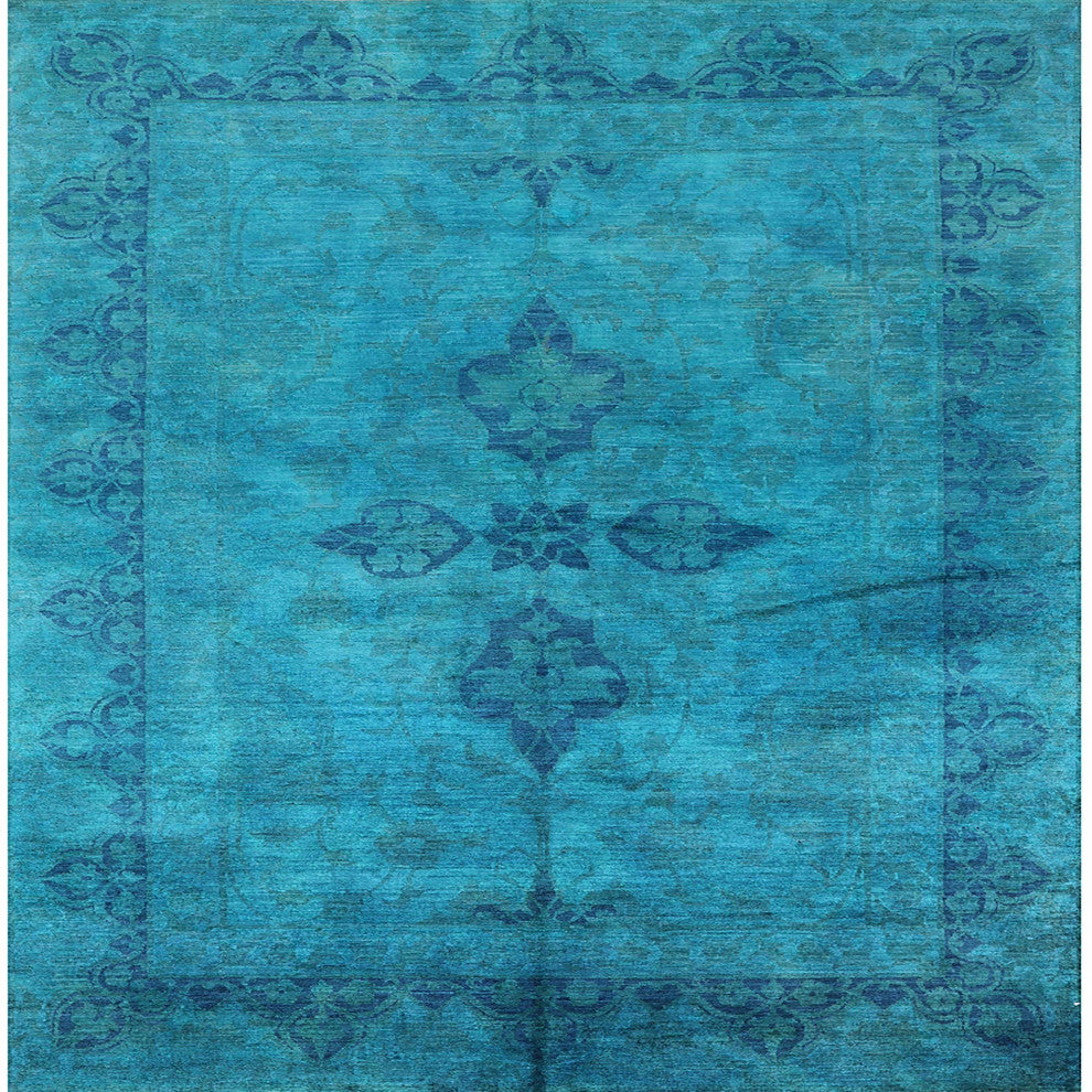 Ahgly Company Indoor Square Mid-Century Modern Area Rugs, 8' Square