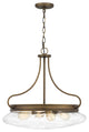 Quoizel QOP5222FR 4-Light Pendant, Tucker