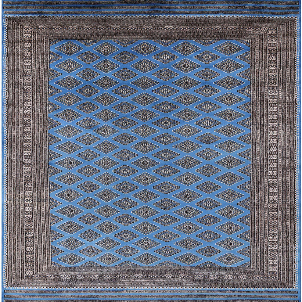 Ahgly Company Indoor Square Mid-Century Modern Area Rugs, 4' Square