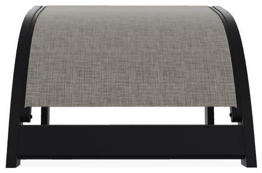 Adirondack Sling Outdoor Ottoman, Storm/Black