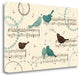 "Song Birds IV" By Veronique Charron, Giclee Print on Gallery Wrap Canvas