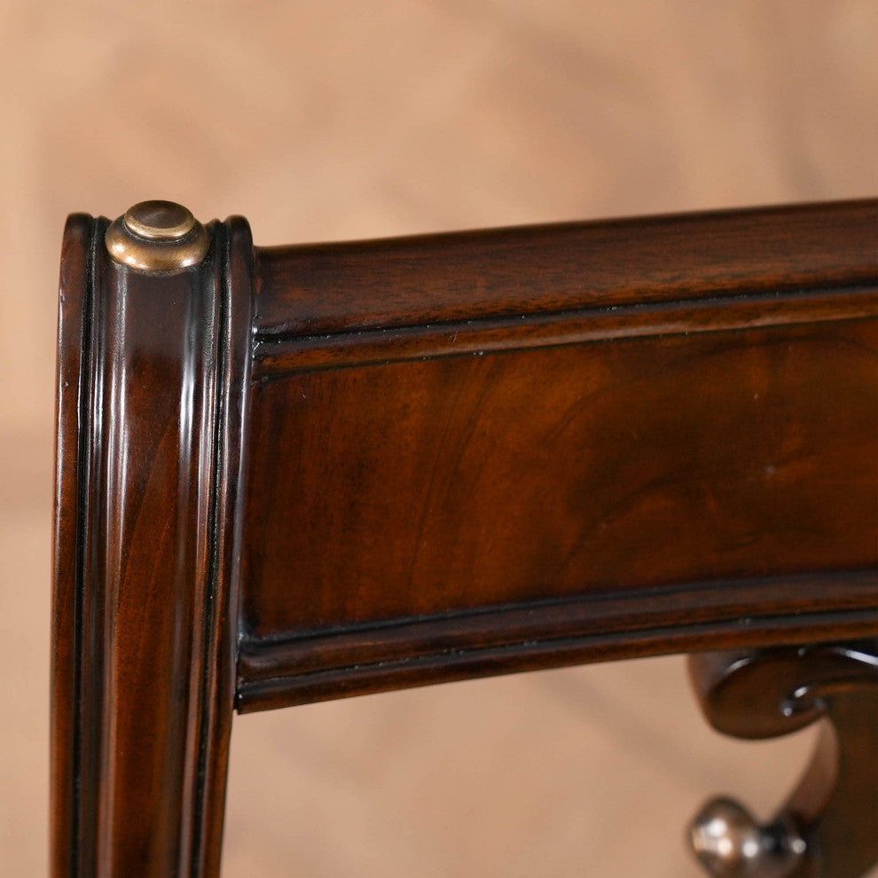 Mahogany Library Chair