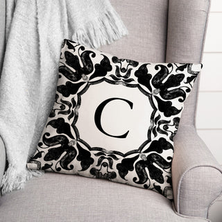 C Monogram 18x18 Indoor / Outdoor Pillow