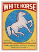 "White Horse Matches" Digital Paper Print by Phillumenart, 35"x46"