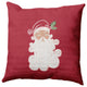 Believe in Santa Decorative Throw Pillow, Muted Red, 18"x18"