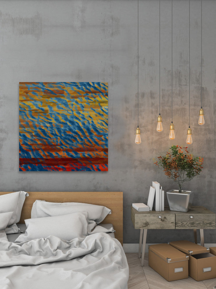 "Treasure Coast" Print on Canvas, 32"x32"