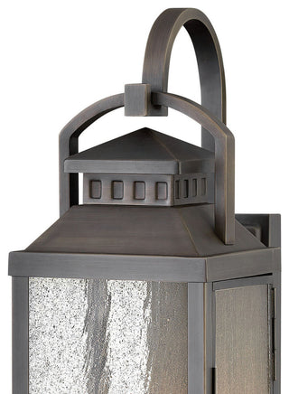 Hinkley Revere Large Wall Mount Lantern, Blackened Brass