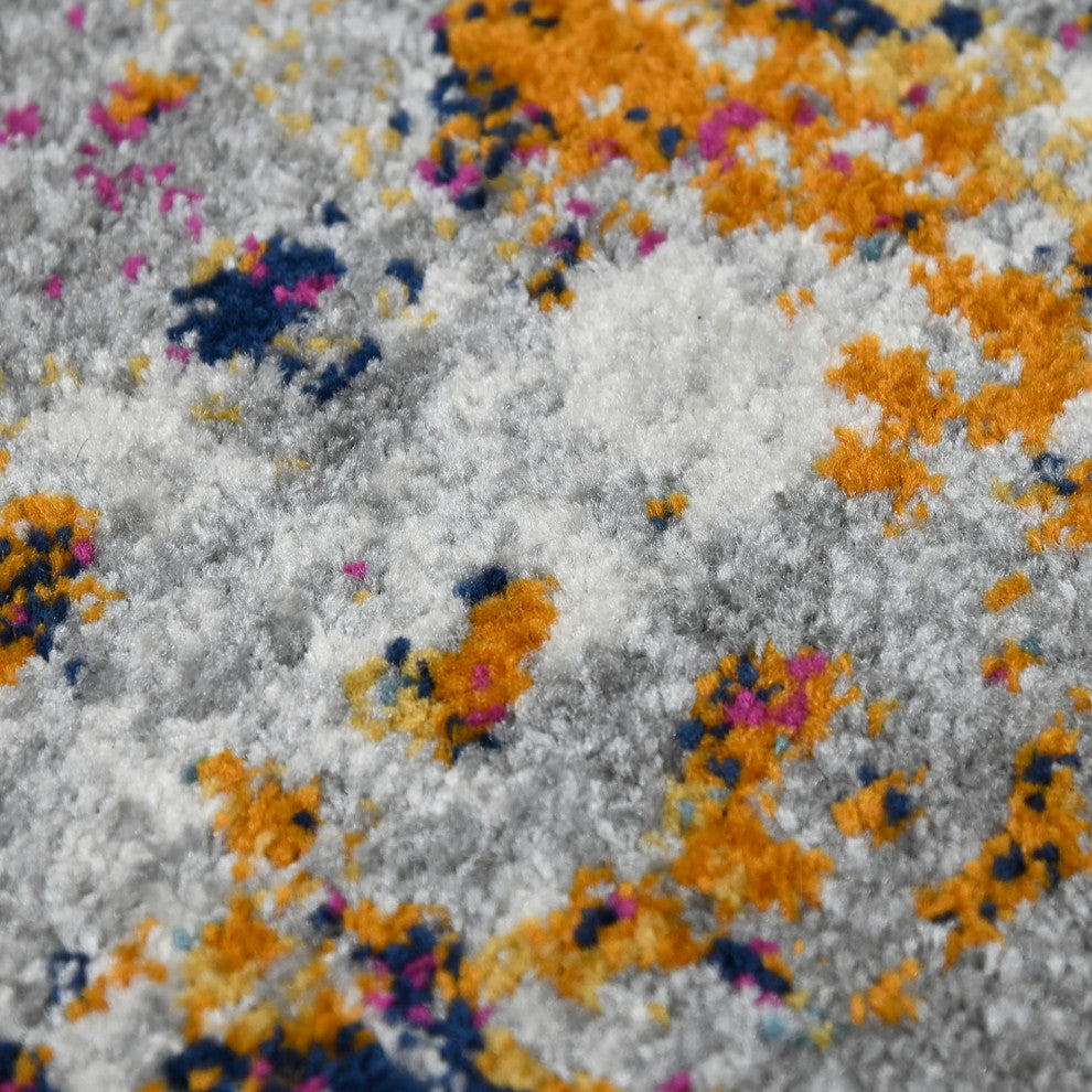 Montana Lizette Area Rug, Blue, 5'3" x 7'6", Abstract