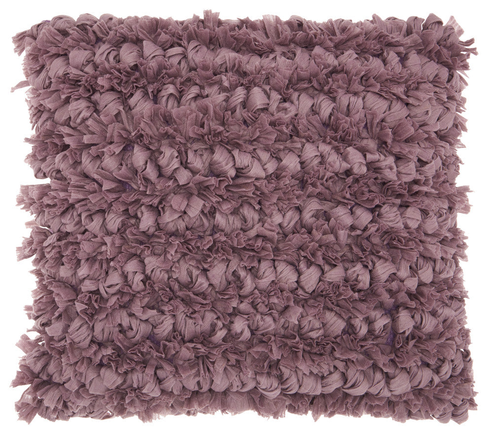 Mina Victory DL058 Throw Pillow, Lavender, 20" x 20"