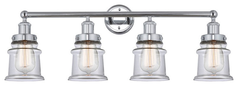 Innovations 616-4W-PC-G182S Canton 4 Light Bath Vanity Light, Polished Chrome