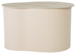 Safavieh MTP Large Ceramic Side Table, Beige