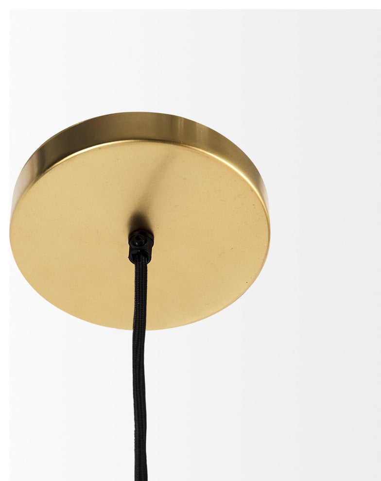 Halycon Gold Mesh & Iron Pendant Light