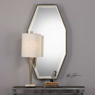 Uttermost Savion Mirror | Gold Octagon Wall Mirror