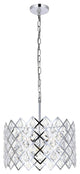 Elegant Lighting Lyla 3-Light Pendant Chrome