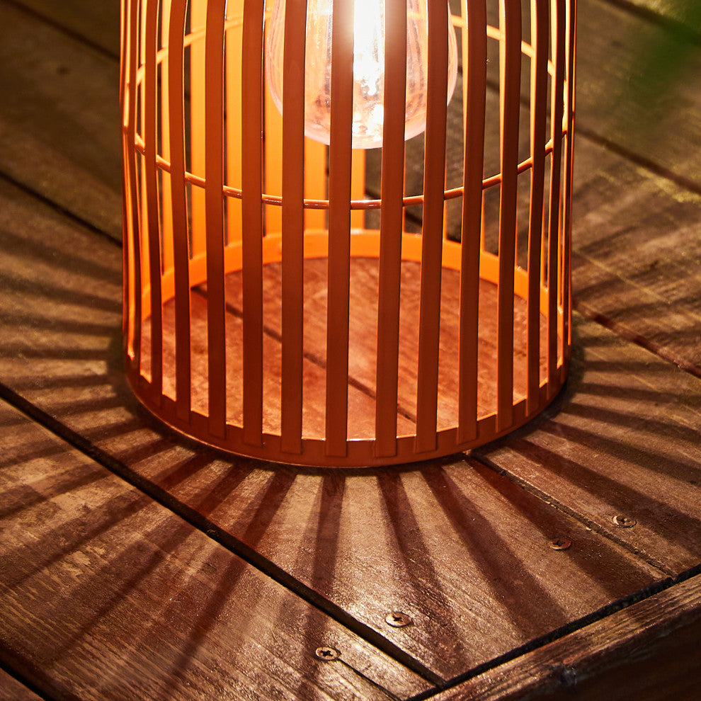Metal Woven Solar Powered Hanging Lantern, 2-Piece Set