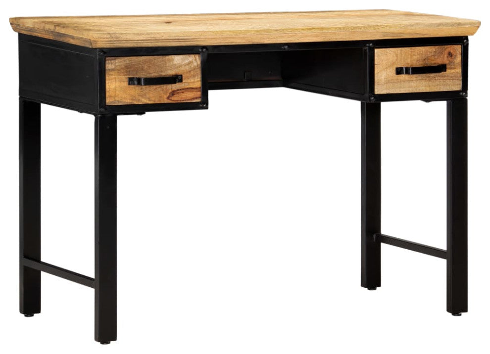 vidaXL Writing Table Computer Desk Home Office Study Table Solid Mango Wood
