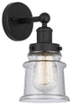 Innovations 616-1W-BK-G184S Canton 1 Light Sconce, Matte Black