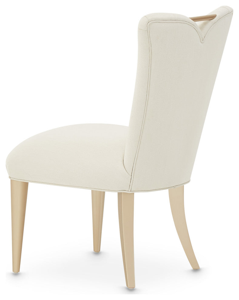 La Rachelle Dining Side Chair, Set of 2 - Medium Champagne