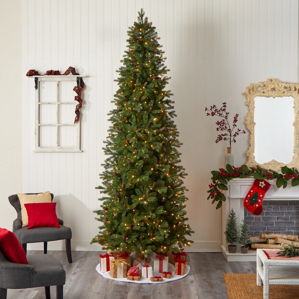 T3265 10 Fraser Fir Artificial Christmas Tree With 780 Multicolor LED Lights
