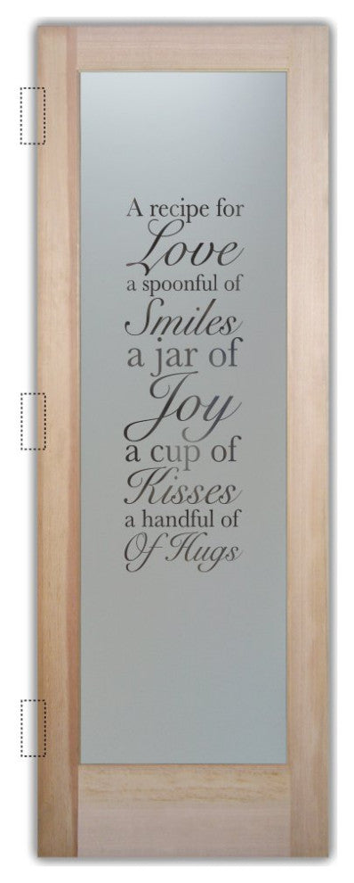Pantry Door - Recipe for Love - Douglas Fir (stain grade) - 24" x 80" -...