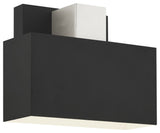 Black Contemporary, Refined Outdoor Wall Sconce
