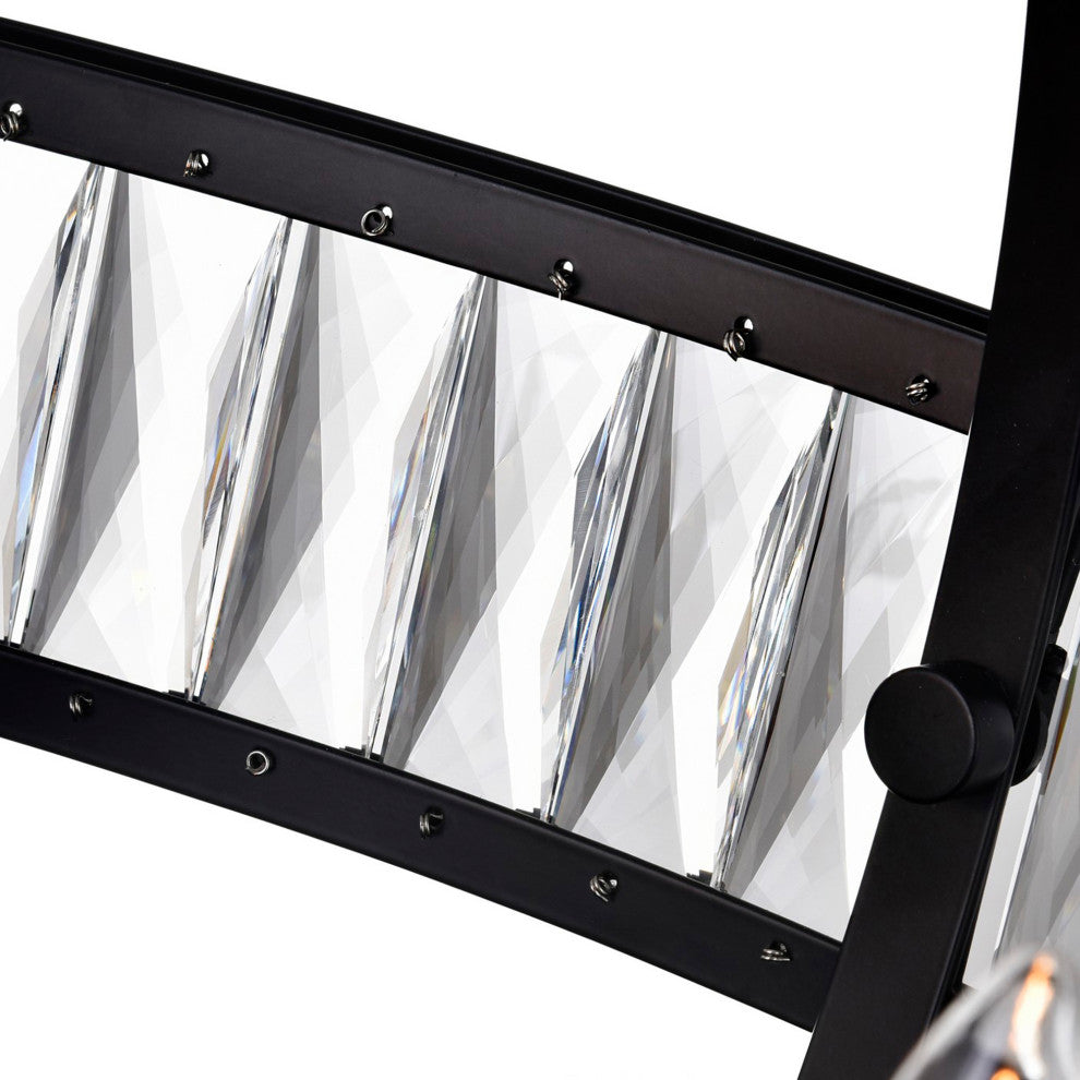 Arkansas 6 Light Chandelier With Black Finish