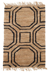 Dash & Albert Hexile Hand Knotted Jute Rug, Natural, 8' x 10'