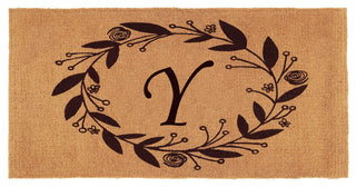 Black Rose Doormat, 3'x6'x1.5", Y