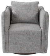 Uttermost Corben Gray Swivel Chair