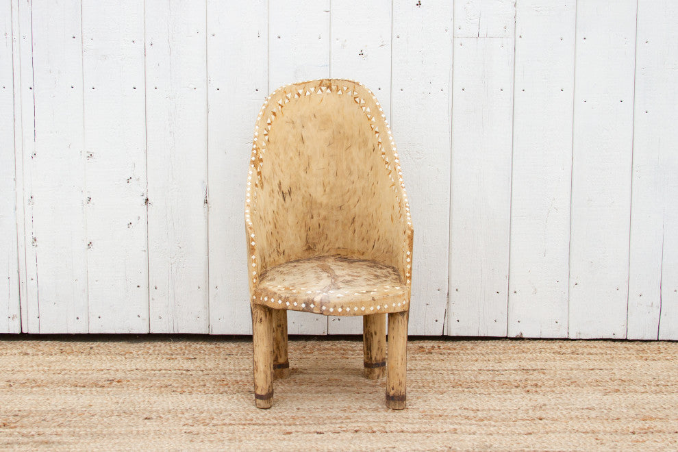 Antique Mother of Pearl Inlay Naga Chair