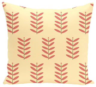 Petal Pusher Floral Print Pillow, Seed, 20"x20"
