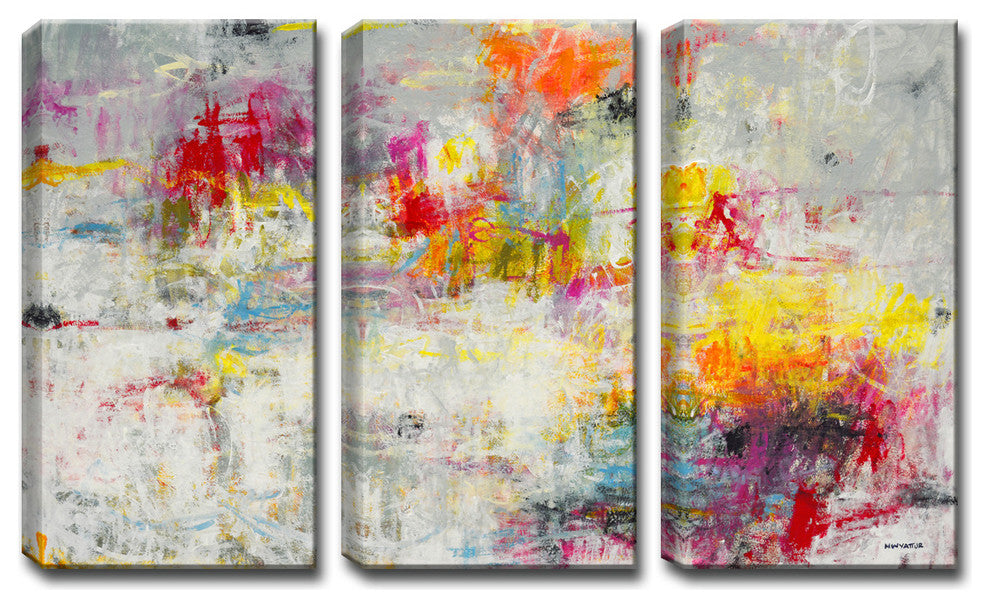 Day in the Sun by Norman Wyatt Jr. 3-Piece Wrapped Canvas Set, 24"x36"
