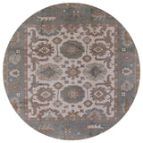 Ahgly Company Indoor Round Mid-Century Modern Area Rugs, 5' Round