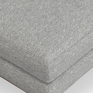 Morrison 89" Sofa and Ottoman Set, Woven-Blend Fabric, Mist Gray