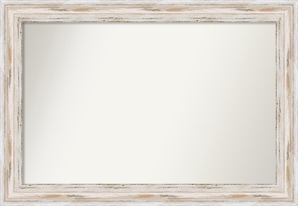 Wall Mirror Choose your Custom Size, Alexandria White Wash