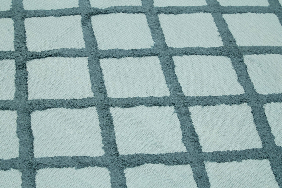 Rug N Carpet - Hand-knotted Modern Design 8' 1'' x 10' 0'' Flatweave Kilim Rug